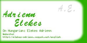adrienn elekes business card